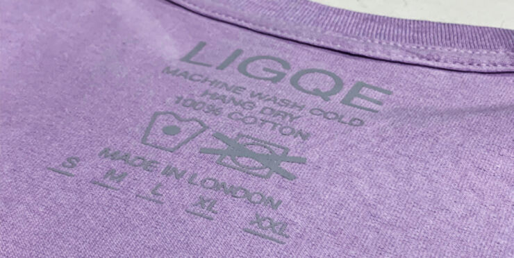 Garment Relabeling example #3