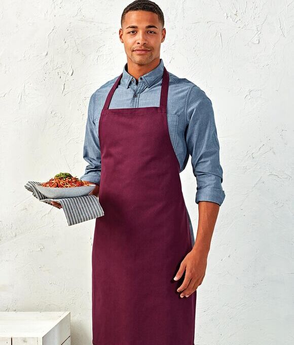 Premier PR102 100% Cotton Apron - Organic Certified